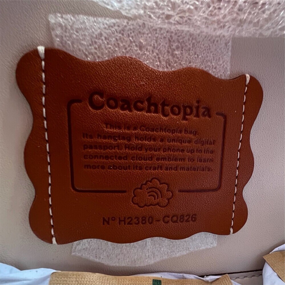 COACH Coachtopia Ergo Bag Caterpillar Print Bag CQ826 NWT AUTHENTIC - Picture 13 of 13